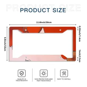 Chinaman Fence Fifty Cents License Plate Frame (Four-Hole)