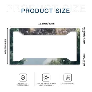 Space & Time License Plate Frame (Four-Hole)