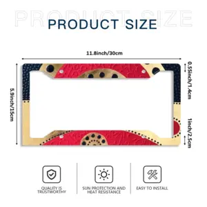 Time Is Precious License Plate Frame (Four-Hole)