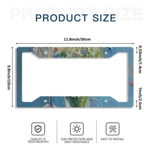 Сhamomiles License Plate Frame (Four-Hole)