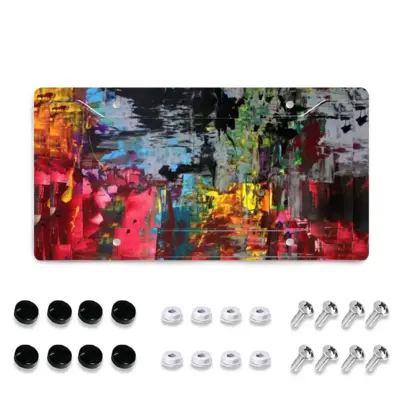 The Night Full Of Lights License Plate Frame (Four-Hole)