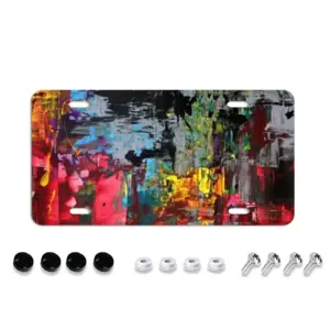 The Night Full Of Lights License Plate Frame (Four-Hole)