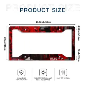 Red Rock License Plate Frame (Four-Hole)