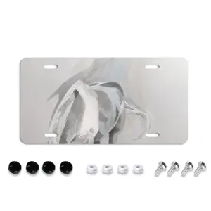 Gray Horse Iii License Plate Frame (Four-Hole)