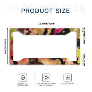 Indira License Plate Frame (Four-Hole)