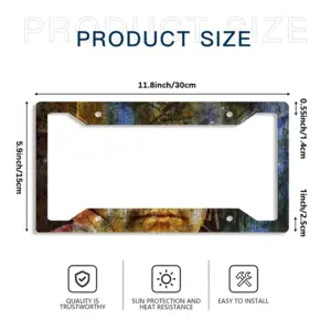 #10 Gallon License Plate Frame (Four-Hole)