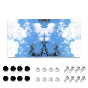 Holy Cloud Smokes License Plate Frame (Four-Hole)