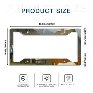 First Snow License Plate Frame (Four-Hole)