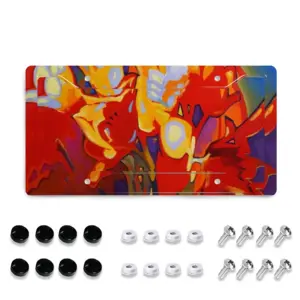 Tulips License Plate Frame (Four-Hole)