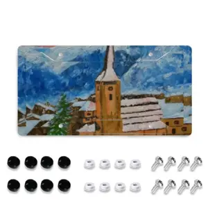 Zermatt License Plate Frame (Four-Hole)