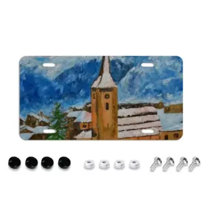 Zermatt License Plate Frame (Four-Hole)