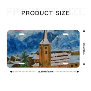 Zermatt License Plate Frame (Four-Hole)