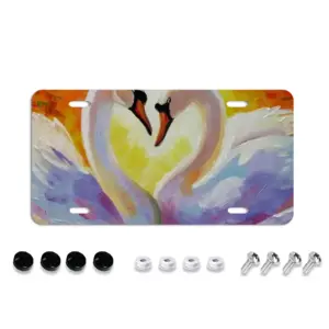 Swan Song License Plate Frame (Four-Hole)