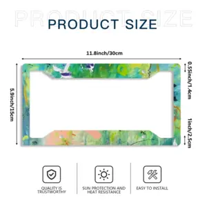 Inside Ocean License Plate Frame (Four-Hole)