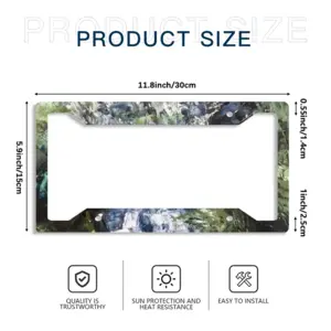 Triplet Falls License Plate Frame (Four-Hole)