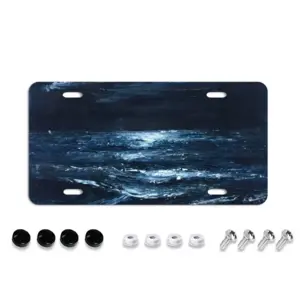 Moonlit License Plate Frame (Four-Hole)