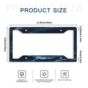 Moonlit License Plate Frame (Four-Hole)