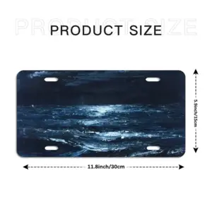 Moonlit License Plate Frame (Four-Hole)