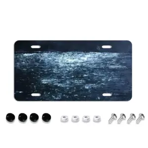 Silent Sea License Plate Frame (Four-Hole)