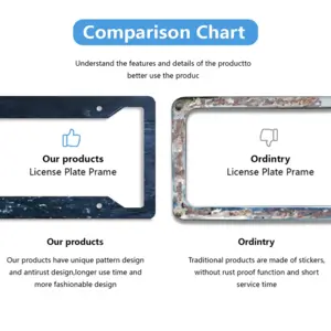 Silent Sea License Plate Frame (Four-Hole)