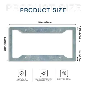 Tranquility License Plate Frame (Four-Hole)