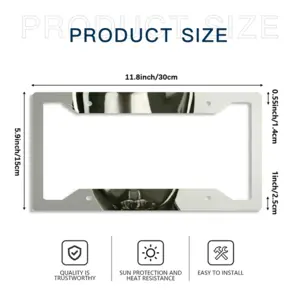 Alina Alien License Plate Frame (Four-Hole)