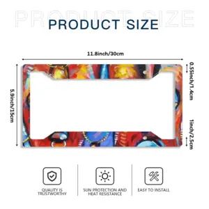 King And Queen License Plate Frame (Four-Hole)