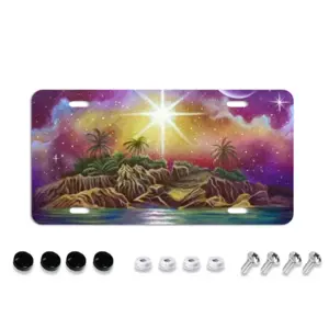 Dream Island License Plate Frame (Four-Hole)