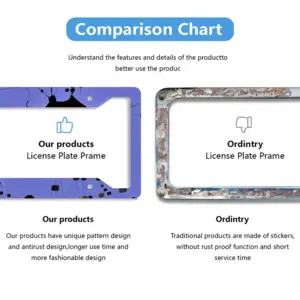 Space 6 License Plate Frame (Four-Hole)