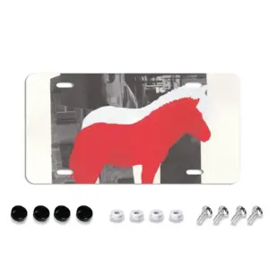 Wwf Przewalskis Horse License Plate Frame (Four-Hole)