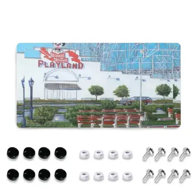 Rockaways Playland New York City License Plate Frame (Four-Hole)