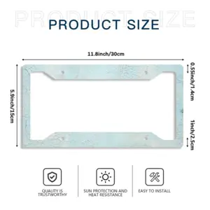 Blue Crush License Plate Frame (Four-Hole)