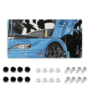 Bugatti Eb110 License Plate Frame (Four-Hole)