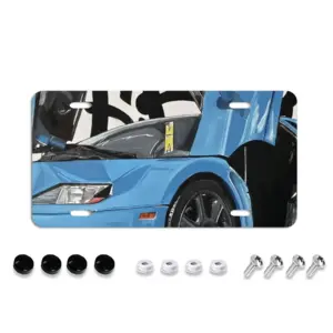 Bugatti Eb110 License Plate Frame (Four-Hole)