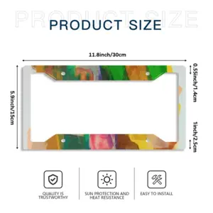 Mixing License Plate Frame (Four-Hole)