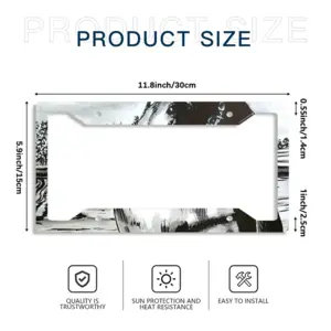 Portrait Of A Horse License Plate Frame (Four-Hole)