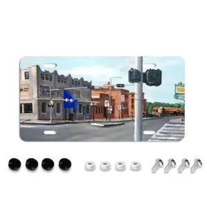 #9Th And Q Barrys Tavern License Plate Frame (Four-Hole)