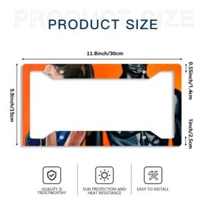 The Doll License Plate Frame (Four-Hole)