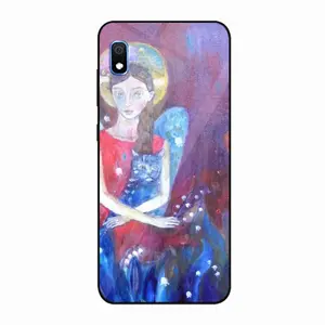 Angel With Cat Samsung Galaxy A10 Phone Case