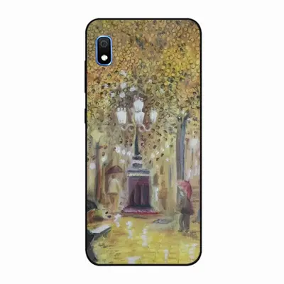 Barcelona On A Rainy Night Samsung Galaxy A10 Phone Case