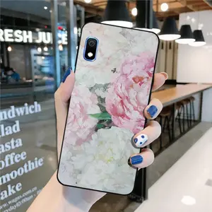 Large Peony Palette Knife Samsung Galaxy A10 Phone Case