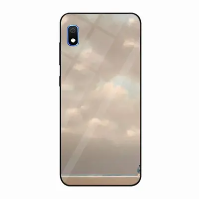 Beach With Three Visitors And A Pole Samsung Galaxy A10 Phone Case