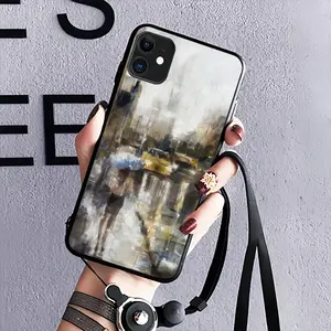 Rain Over City iPhone 11 Phone Case (Tempered Film)