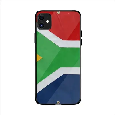 Pubic Flag South Africa iPhone 11 Phone Case (Tempered Film)