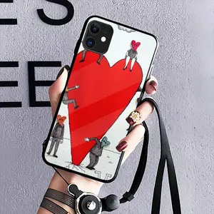 Love Is All Around iPhone 11 Phone Case (Tempered Film)