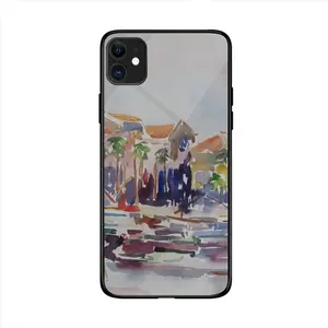 Sanary Sur Mer A Mediterranean Harbour iPhone 11 Phone Case (Tempered Film)