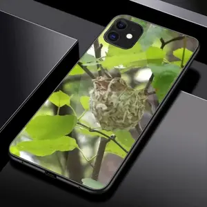 Baby Bird In A Nest iPhone 11 Phone Case (Tempered Film)