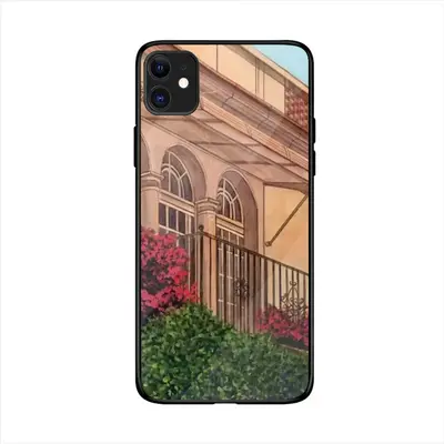 Italian Villa With Bougainvillea iPhone 11 Phone Case (Tempered Film)