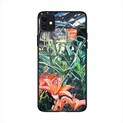 Mercedes With Lilies iPhone 11 Phone Case (Tempered Film)