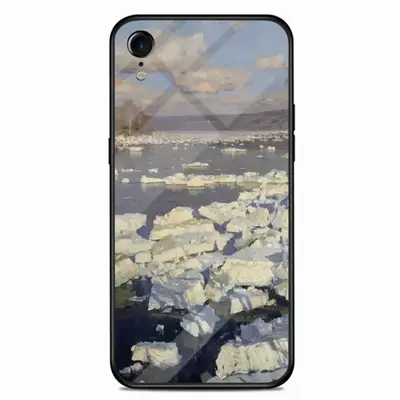 Ice Drift On The Oka iPhone XR Phone Case (Tempered Film)